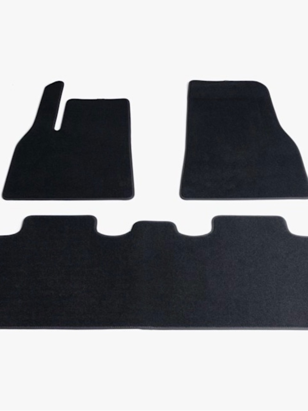 Authentic Tesla 2020-2024 Model Y Carpet Interior Mats 3-Piece Set